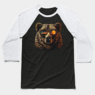 Grizzly Bear Parables And Howls Baseball T-Shirt